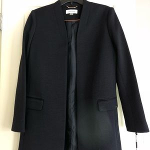 NWT Calvin Klein black topper jacket.